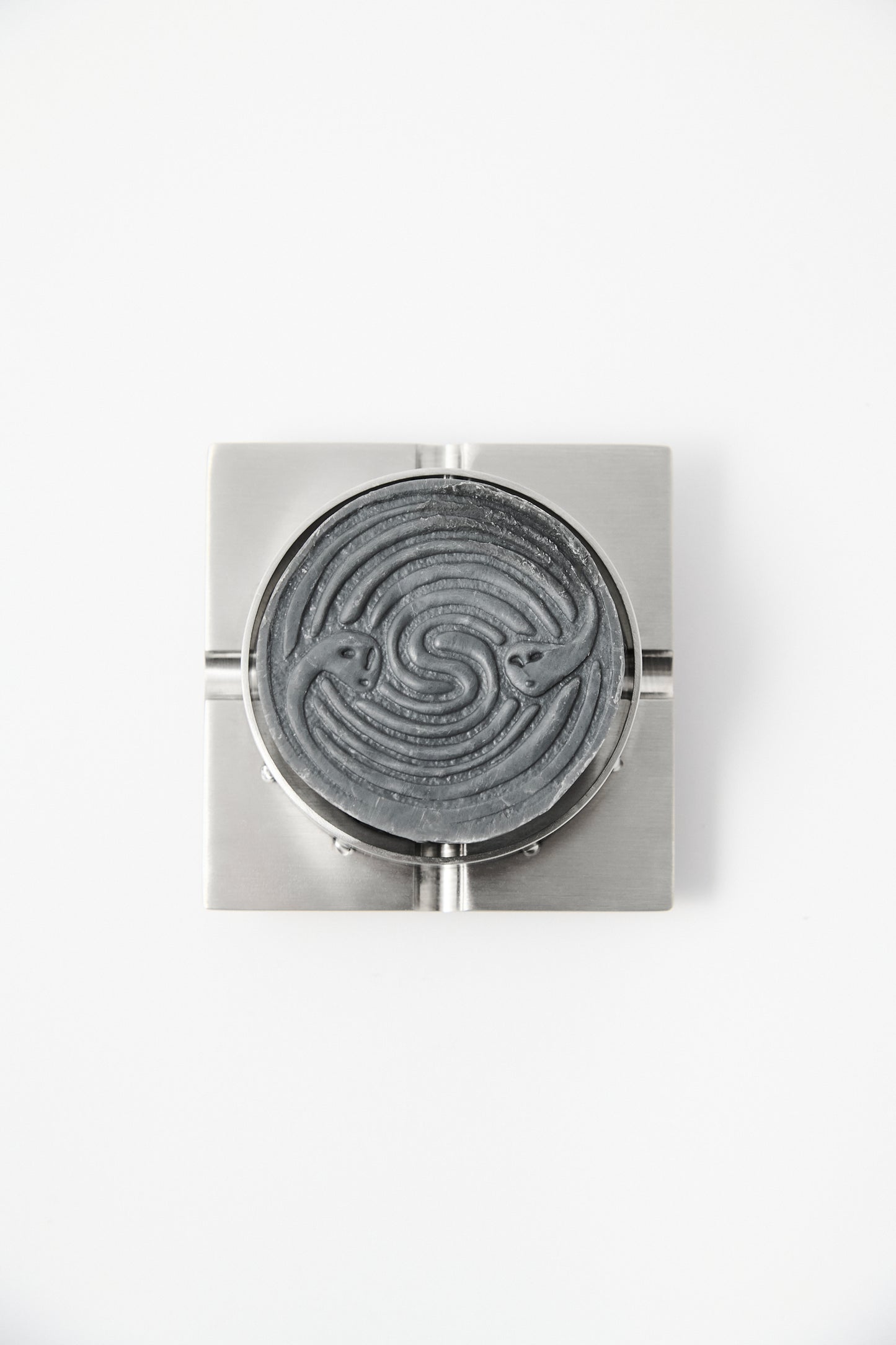 stainless steel soap dish + total eclipse body bar set