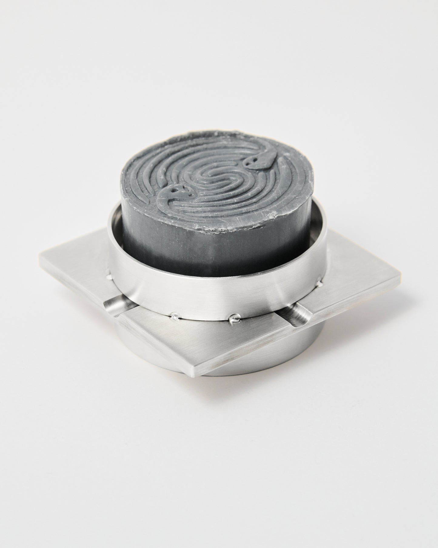 stainless steel soap dish + total eclipse body bar set