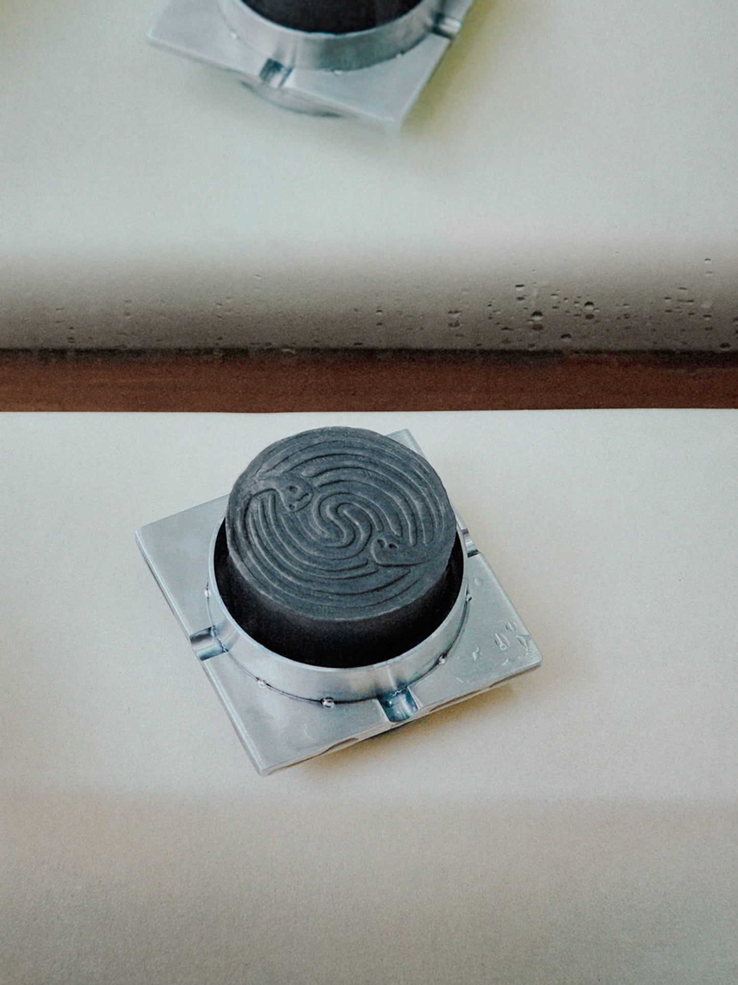 stainless steel soap dish + total eclipse body bar set