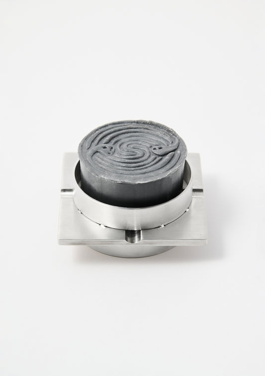 stainless steel soap dish + total eclipse body bar set